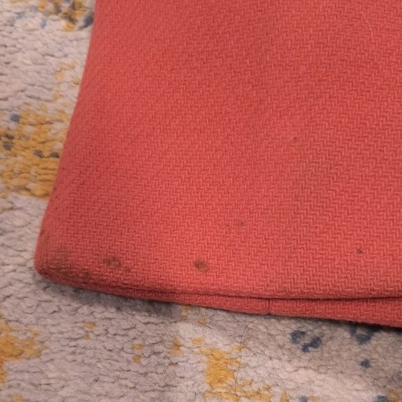 Coral J Crew Stadium Cloth Wool Coat Nello Gori - Picture 5 of 6